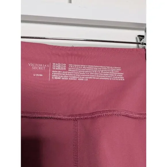 Lot Of 2 Victoria Secret Incredible Essential Leggings Size 6 - Pink & Brown - Picture 5 of 8